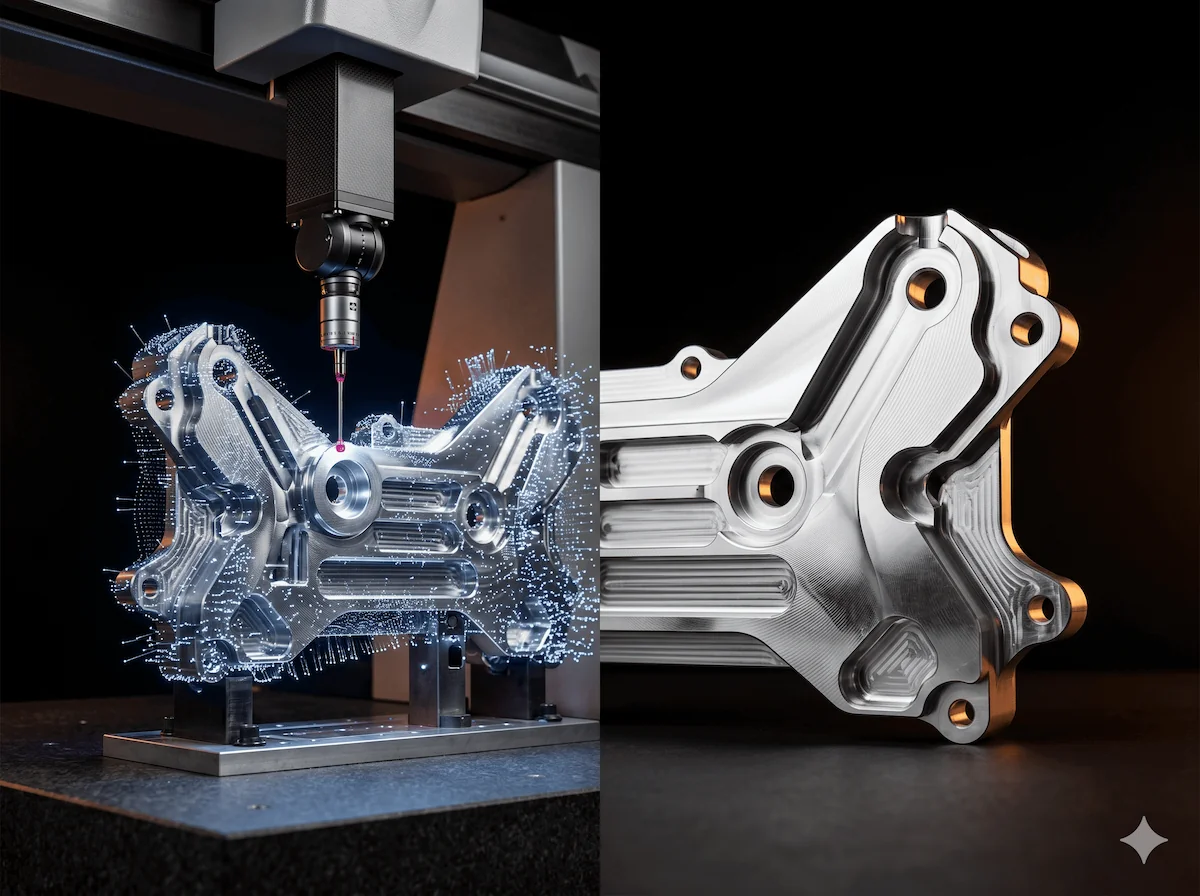 Koordinatenmessung eines Bauteils im eigenen Messraum mit Keyence-Messtechnik